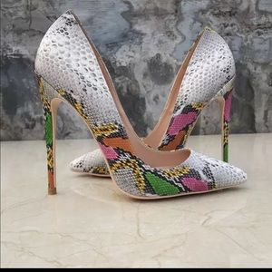 Size 8 crocodile heels